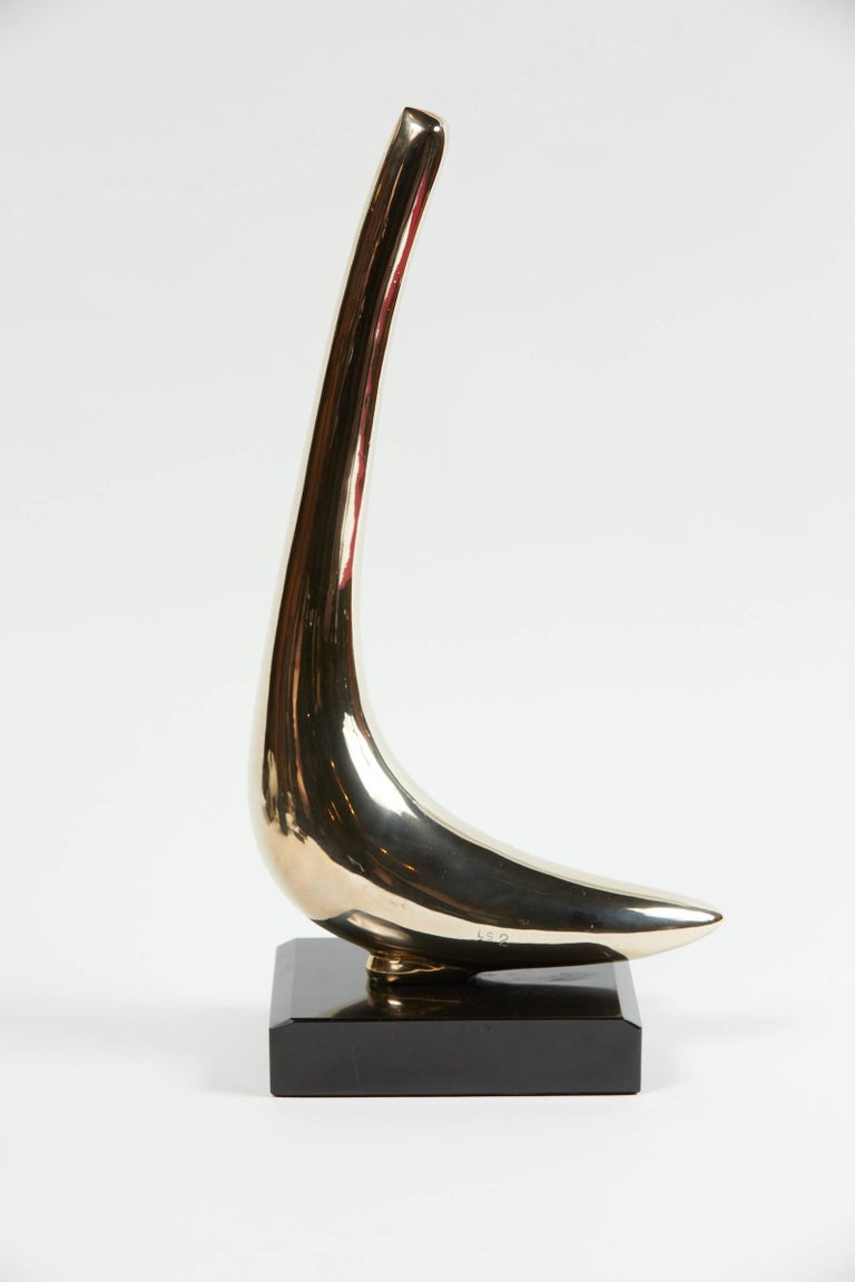 Polish Bronze Abstract Sculpture For Sale at 1stdibs