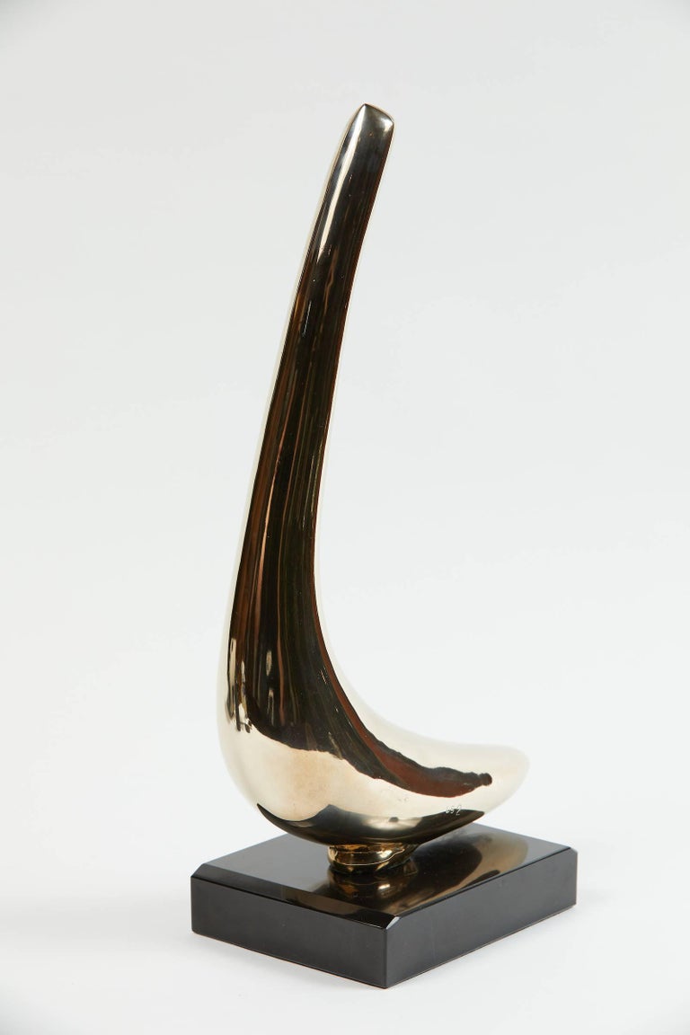 Polish Bronze Abstract Sculpture For Sale at 1stdibs