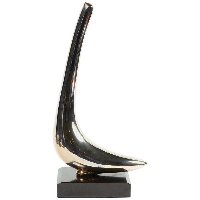 Polish Bronze Abstract Sculpture For Sale at 1stdibs