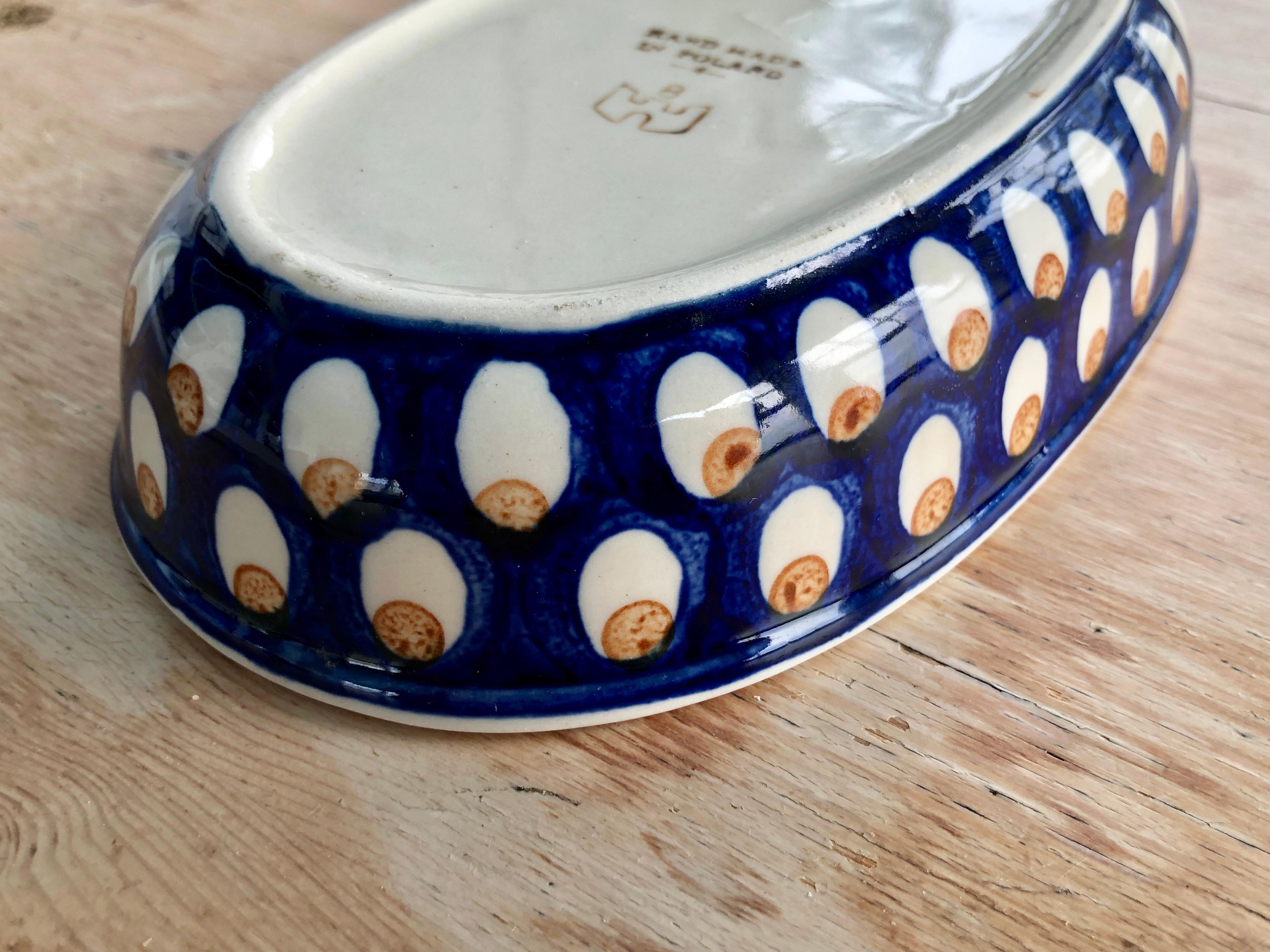 Polish Ceramic Mid-Century Modern Serving Dish 3