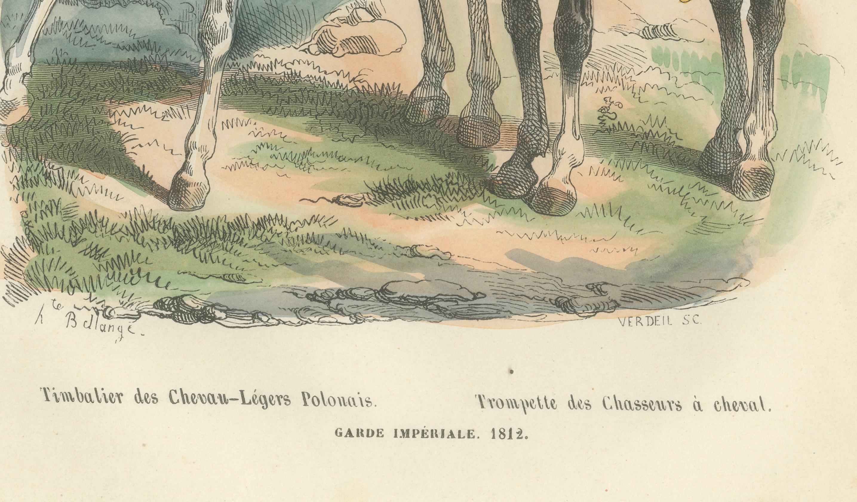 Polish Chevau-Légers Musicians, Imperial Guard, Napoleonic Uniforms 1843