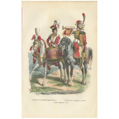Polish Chevau-Légers Musicians, Imperial Guard, Napoleonic Uniforms 1843