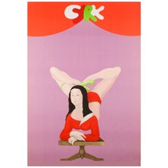 Polish, Cyrk, Circus Poster, 1970s, Vintage, Mona Lisa Contortionist, Urbaniec