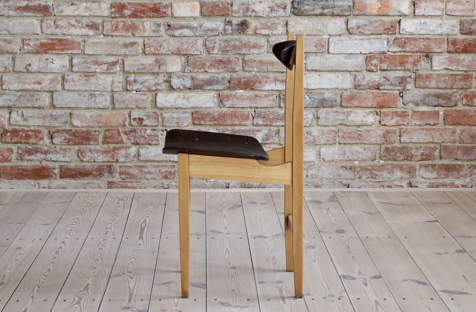 Mid-20th Century Polish Midcentury Chair by Maria Chomentowska, Model 200-102, 1 Piece Available