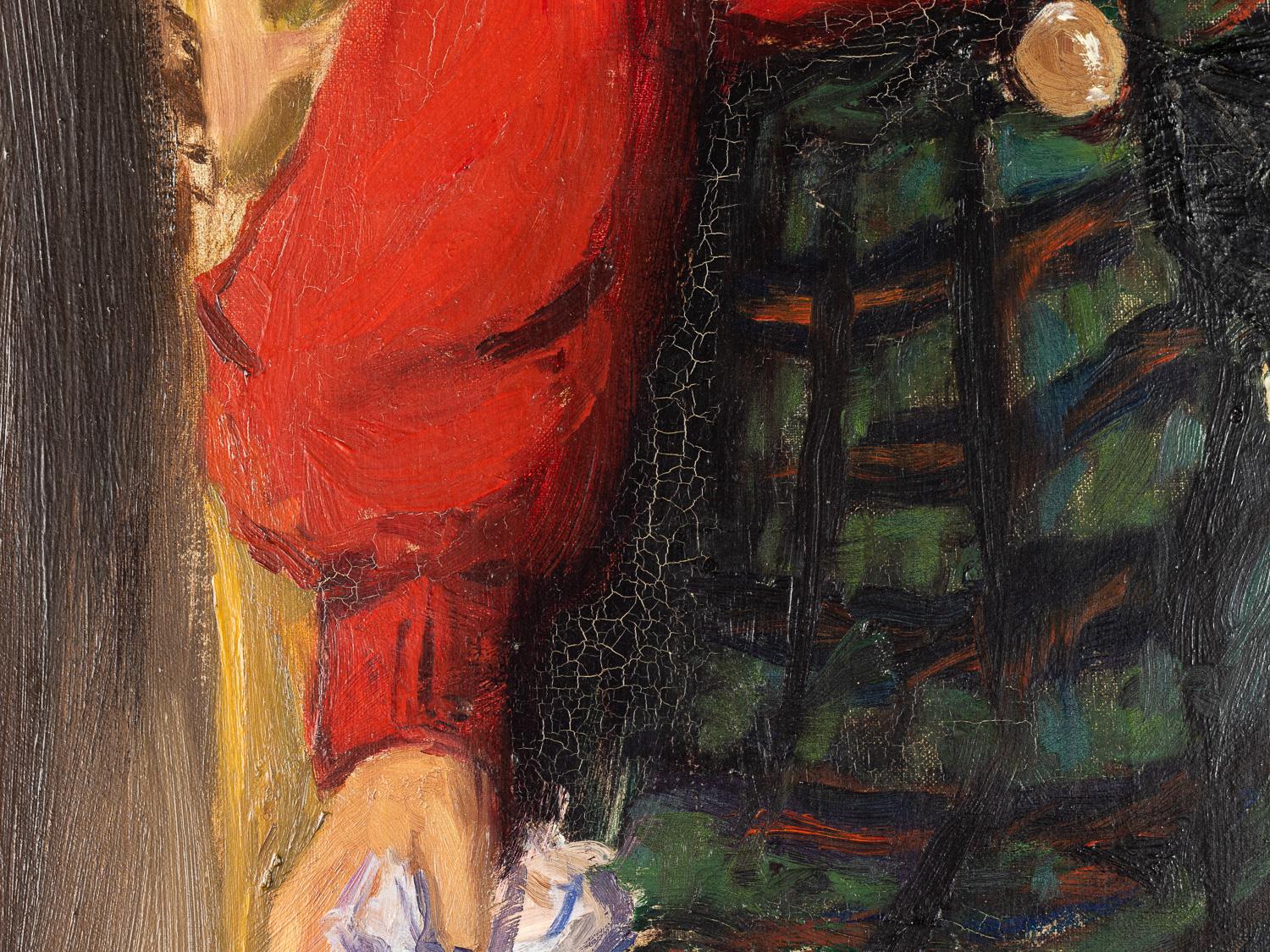 Polonais Peinture d'enfant du réalisme polonais par Wojciech Gerson, 19ème siècle en vente
