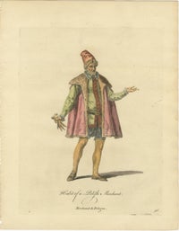 Polish Royal & Noble Costume Engravings, Hand-Colored Set of 4, 1749, view 6