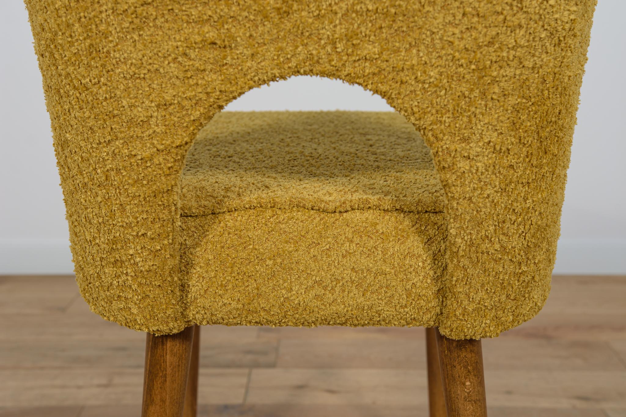 Polish Shell Chairs from Bydgoszcz Furniture Factory, 1960s, Set of 6 For Sale 10