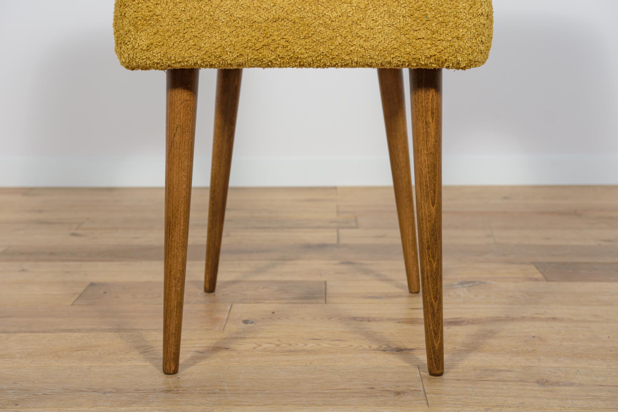 Polish Shell Chairs from Bydgoszcz Furniture Factory, 1960s, Set of 6 For Sale 11