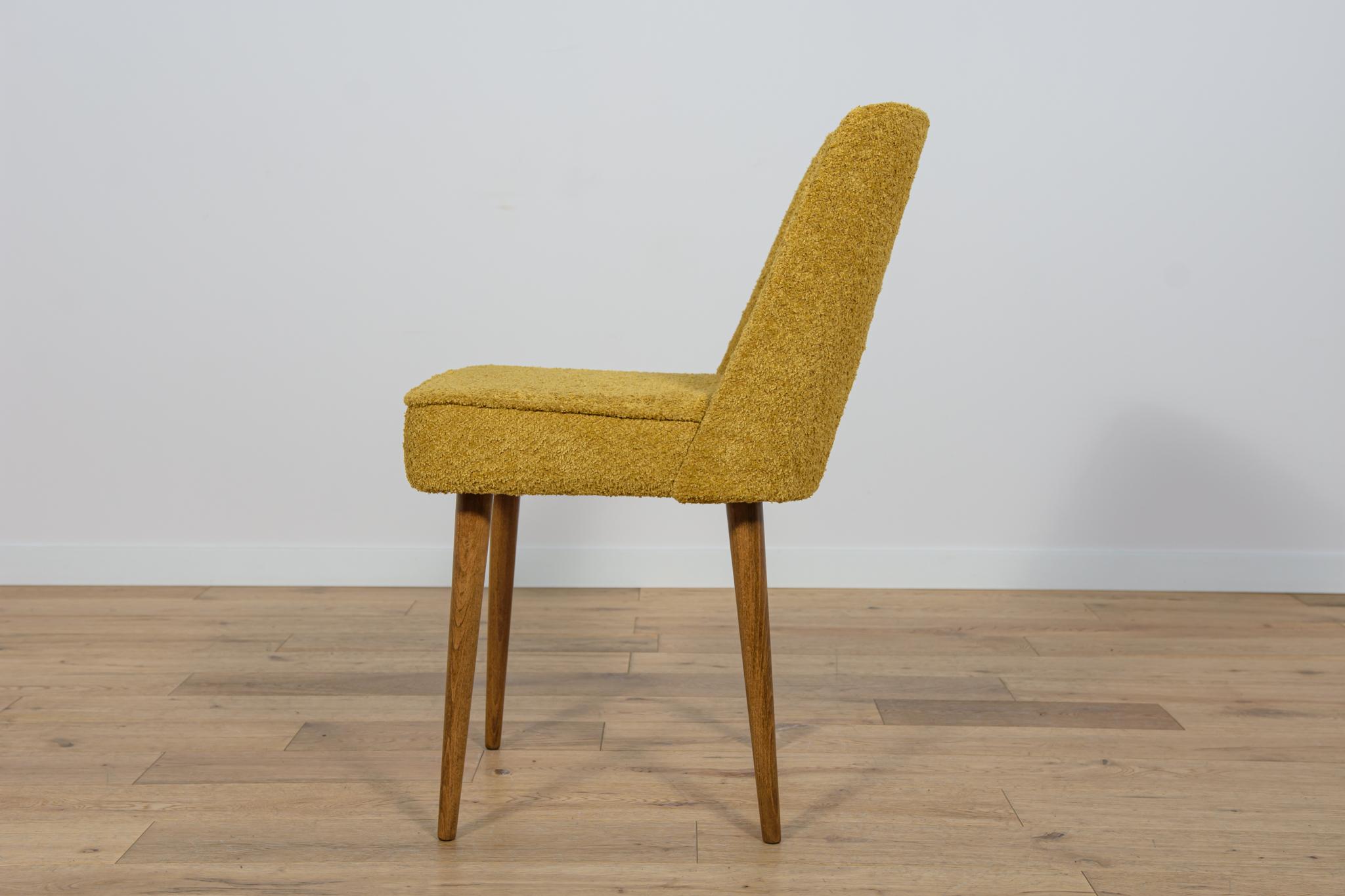 Polish Shell Chairs from Bydgoszcz Furniture Factory, 1960s, Set of 6 For Sale 2