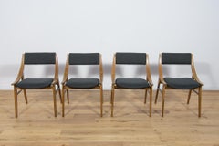 Polish Ski Jumper Chairs from Zamojska, 1970s, Set of 4