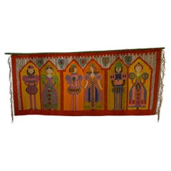 Tapisserie murale polonaise 1960