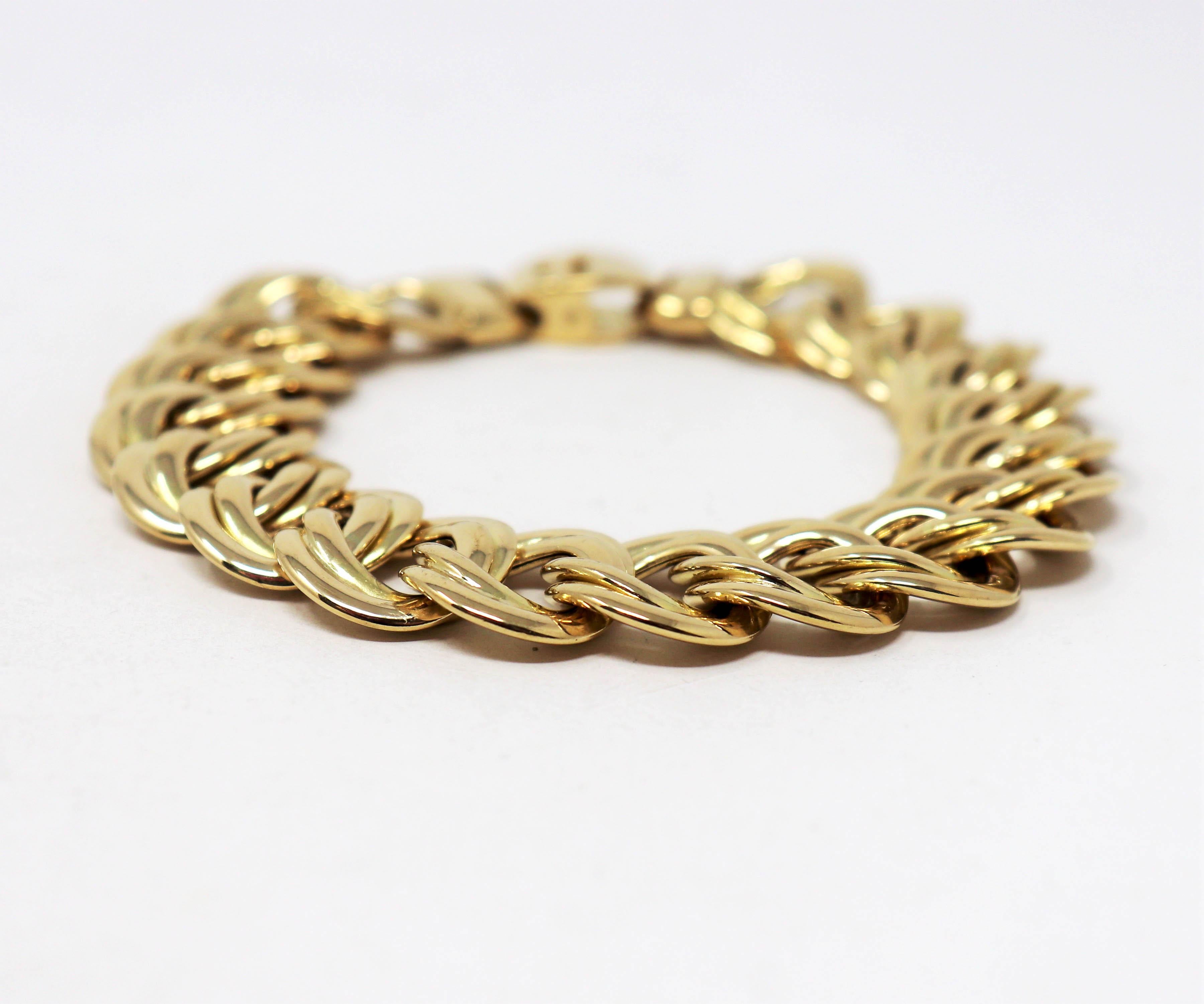 italian chain link bracelet