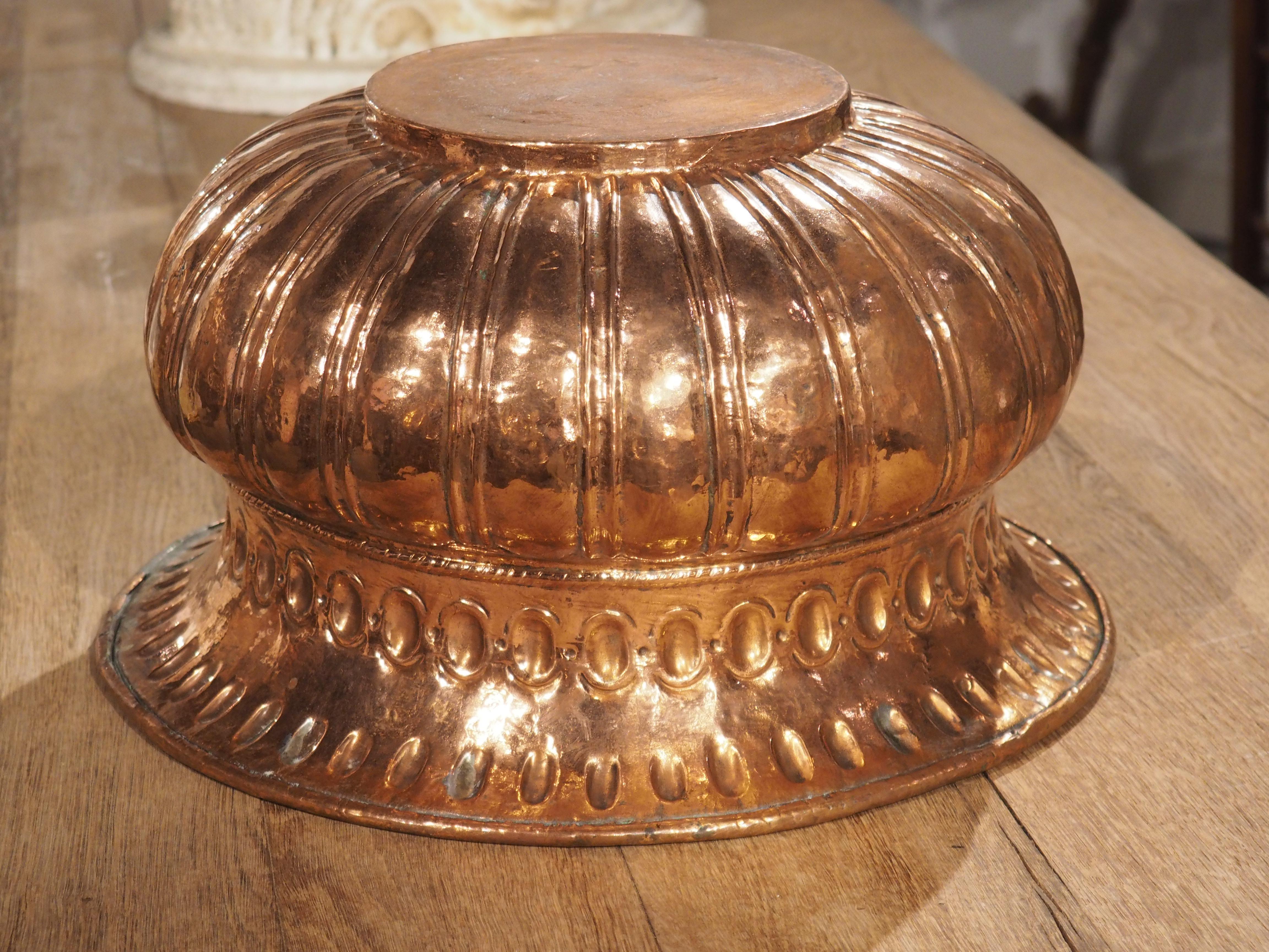 Polished 18th Century Copper Rafraichissoir from France For Sale 1