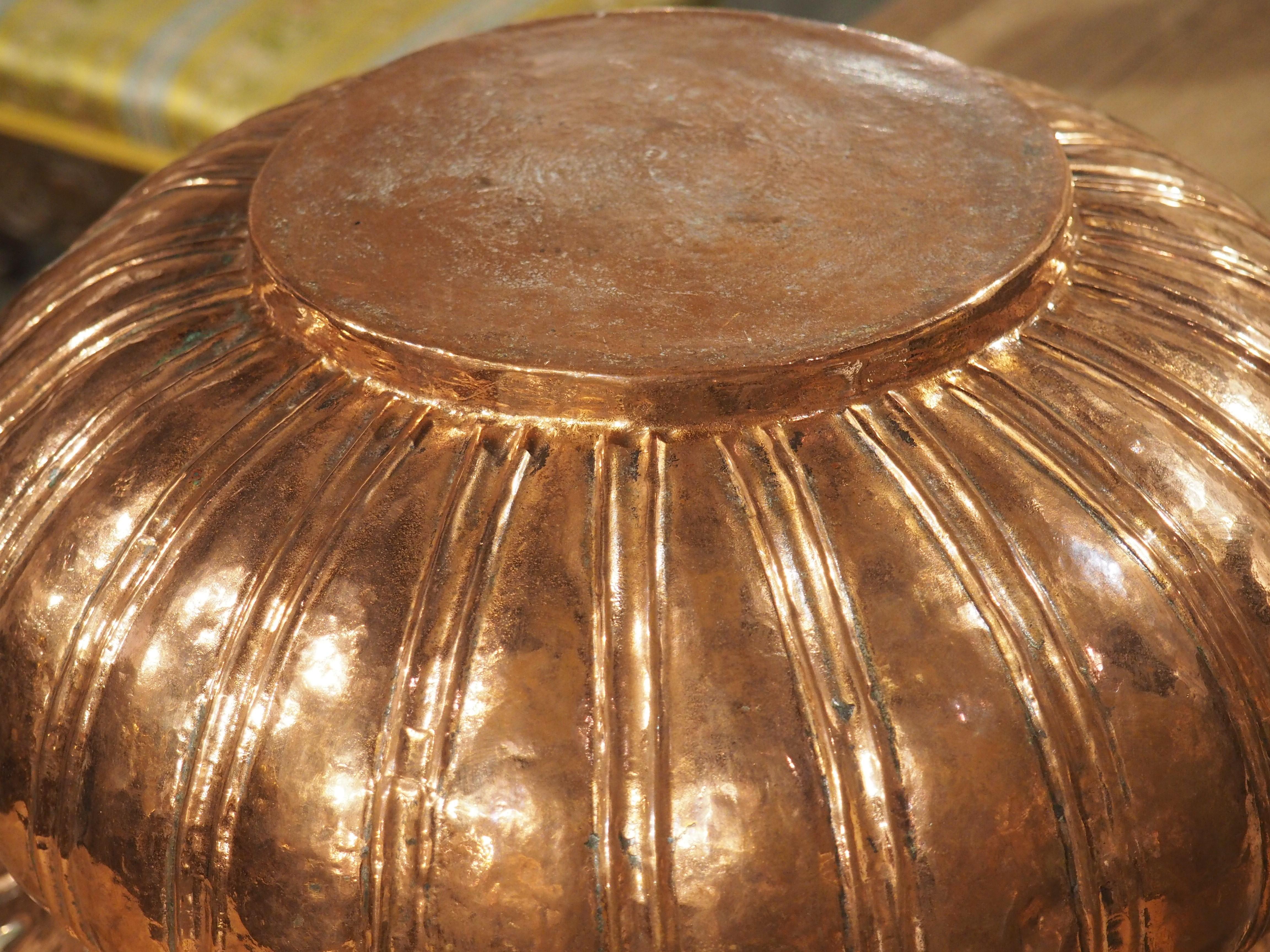 Polished 18th Century Copper Rafraichissoir from France For Sale 2