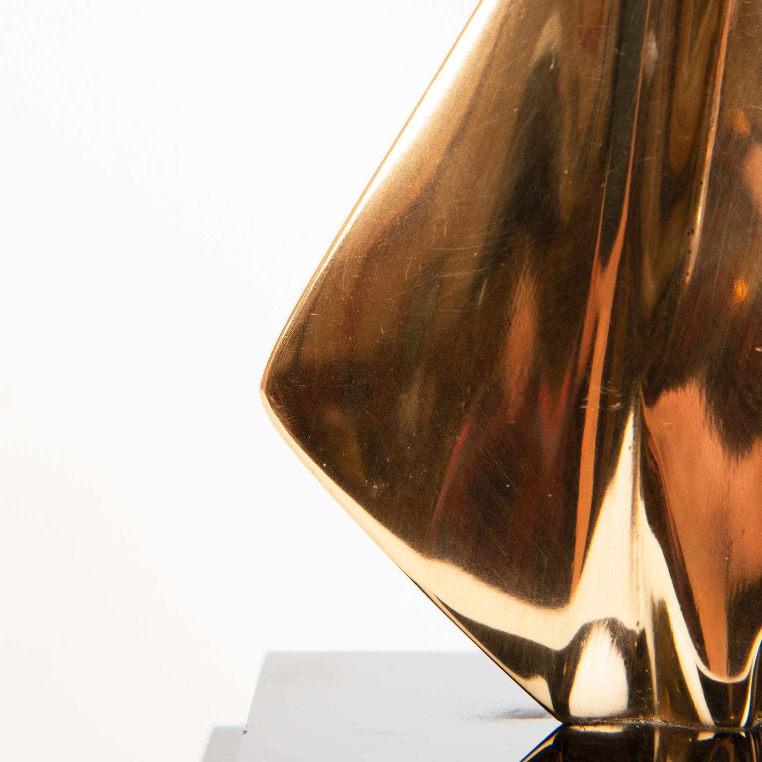 Polished Abstract Bronze by May Marx, Canadian 2