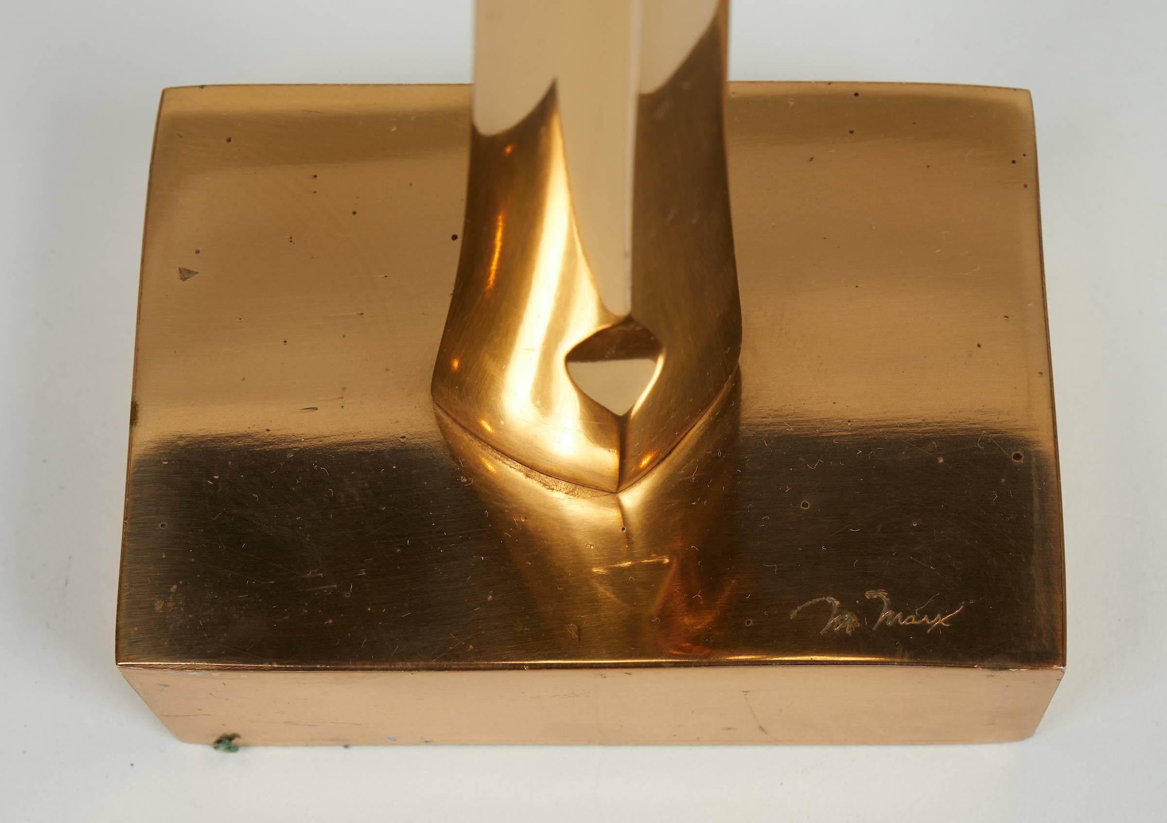 Bronzo astratto lucido di May Marx In condizioni ottime in vendita a Montreal, QC