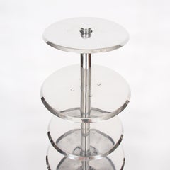 Polished Aluminium Patisserie Stand