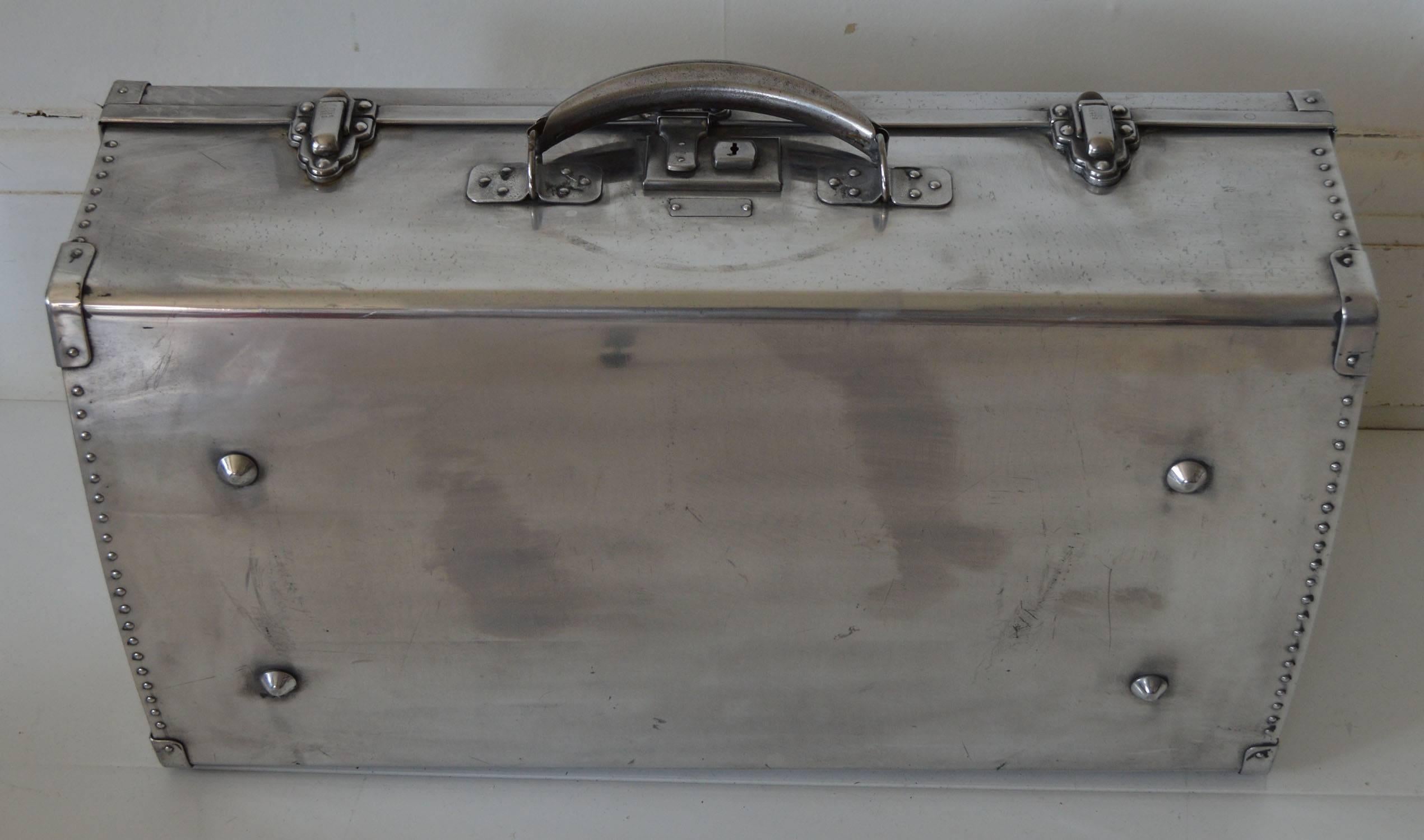 stainless steel suitcase