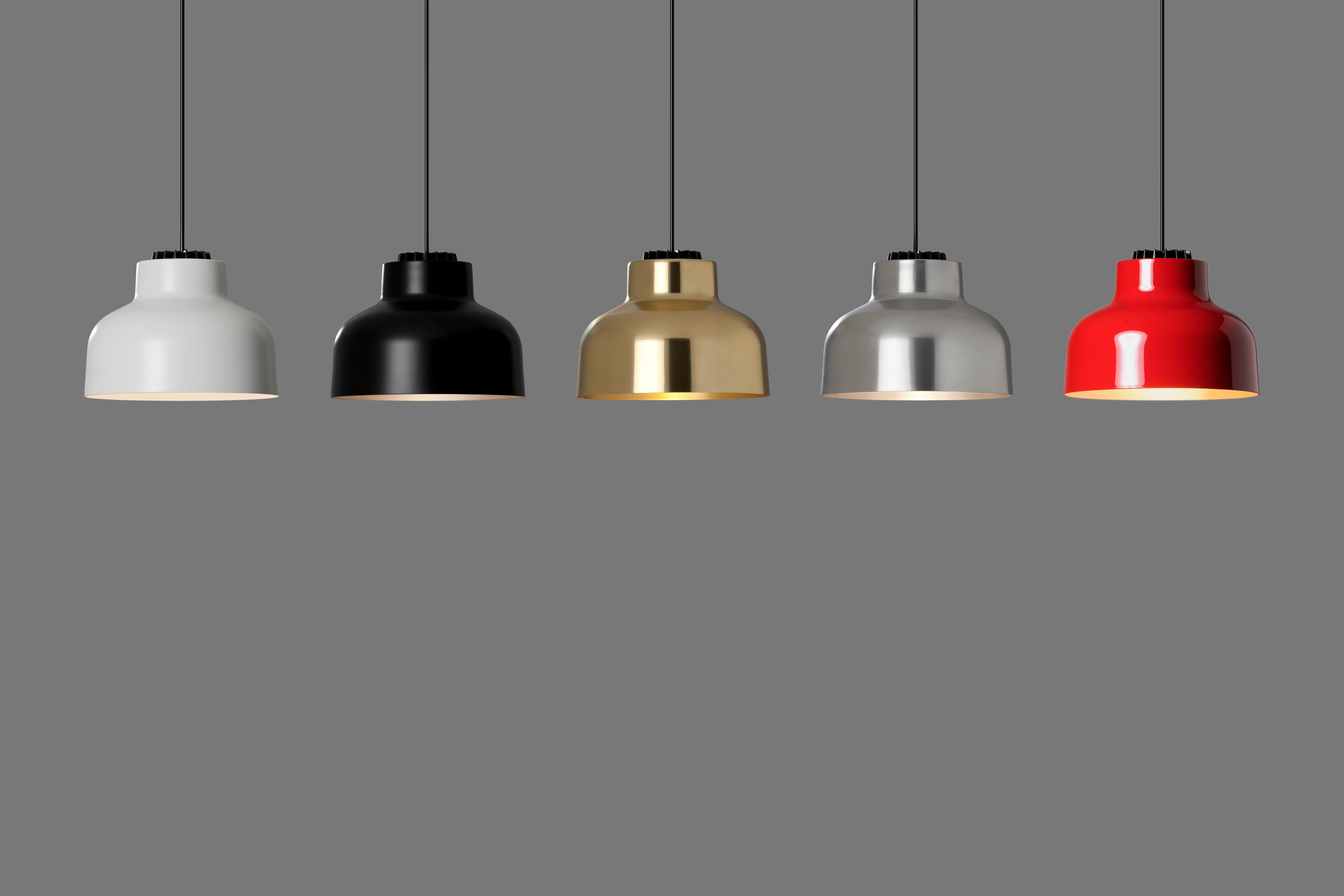 Polished Aluminum M64 Pendant Lamp by Miguel Mila For Sale 2