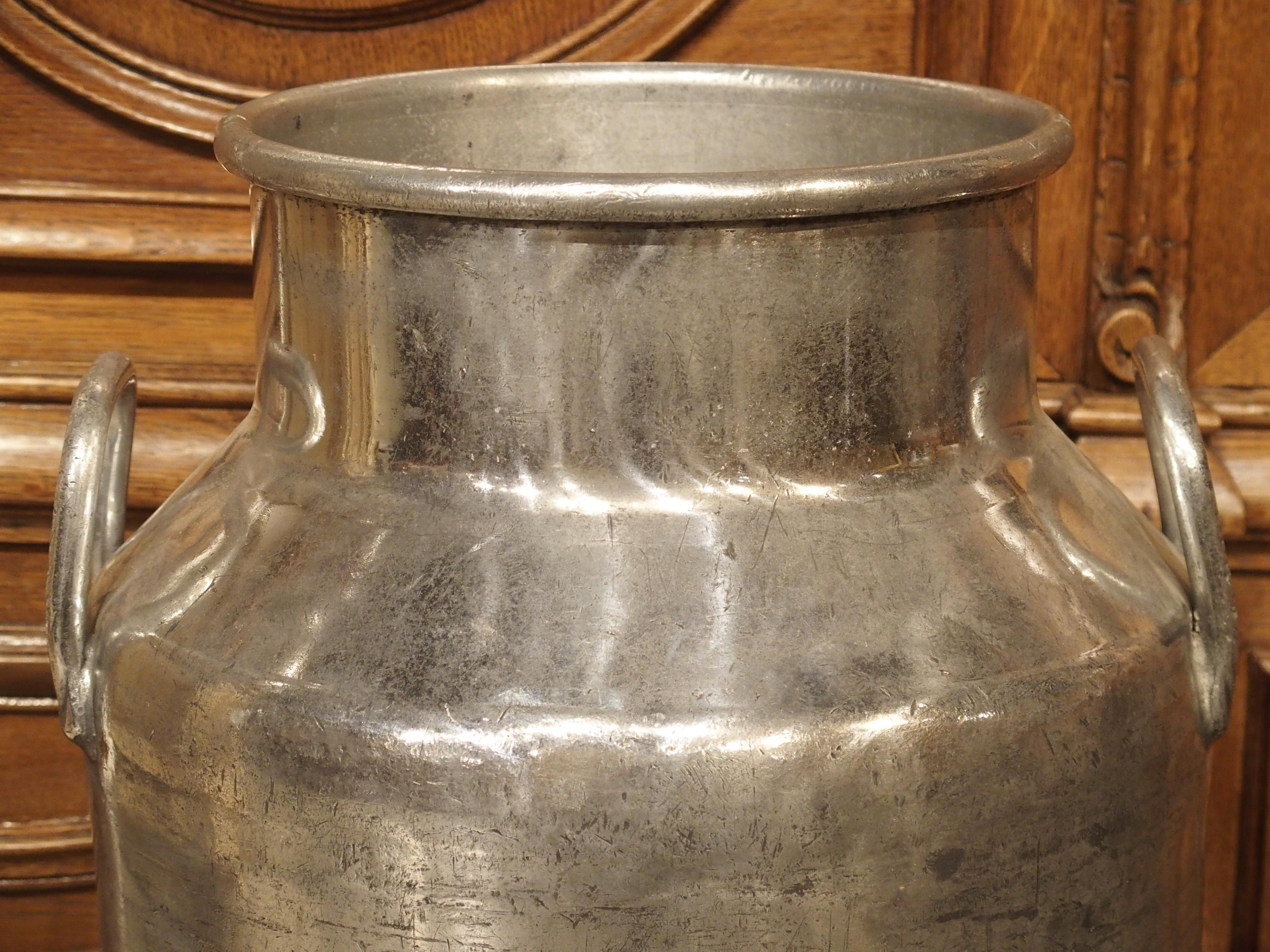 Polished Aluminum Milk Container from Dijon, France, circa 1920 11