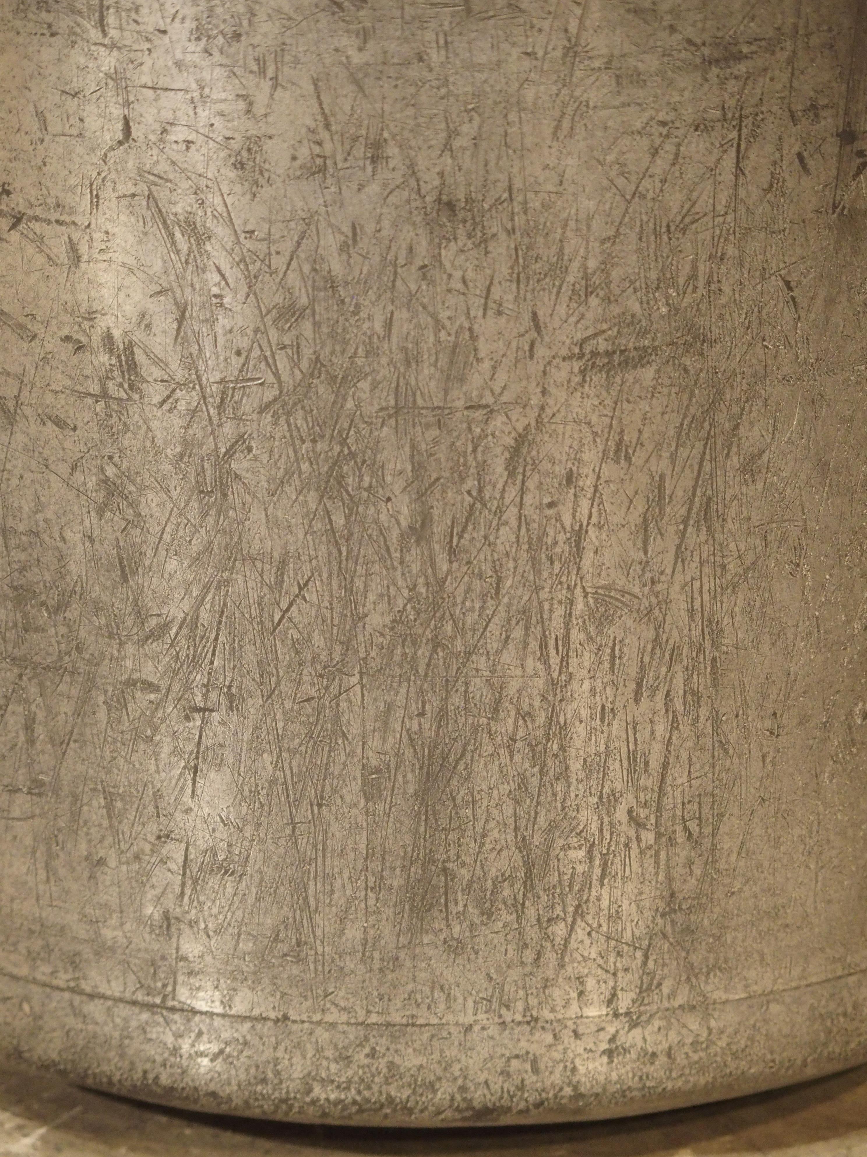 Polished Aluminum Milk Container from Dijon, France, circa 1920 2