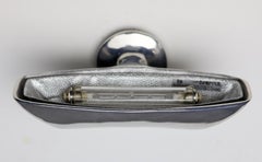 Polished Aluminum Wall Lamp, Spain, 1990s