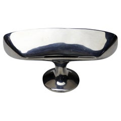 Polished Aluminum Wall Lamp, Spain, 1990s