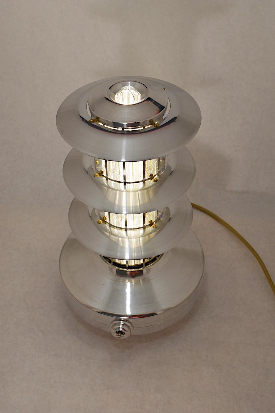 Pagoda Lamp Model 1 is one half of a pair of lamps designed and fabricated during 2021. The inspiration is the Peace Pagoda in San Francisco's Japantown neighborhood designed by Yoshiro Taniguchi, constructed in the 1960s. 
The center column of the