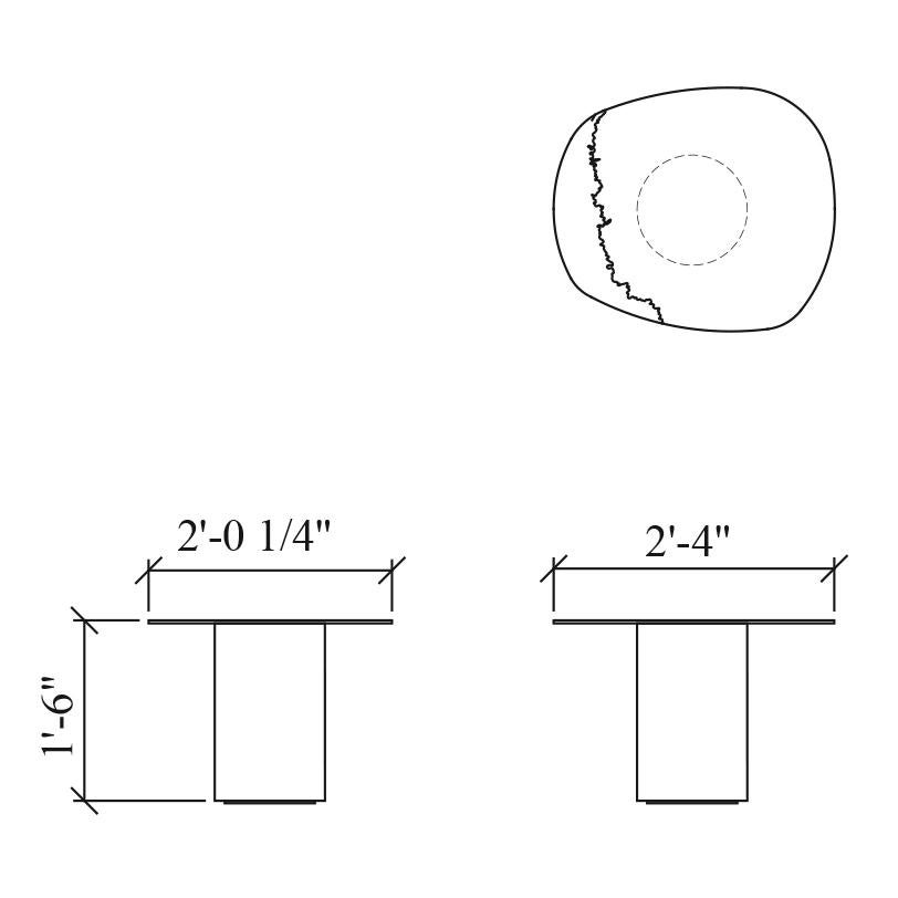 Américain Table d'appoint Transition en acier poli avec plateau en laiton et acier inoxydable  en vente