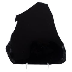 Polished Black Obsidian Mirror
