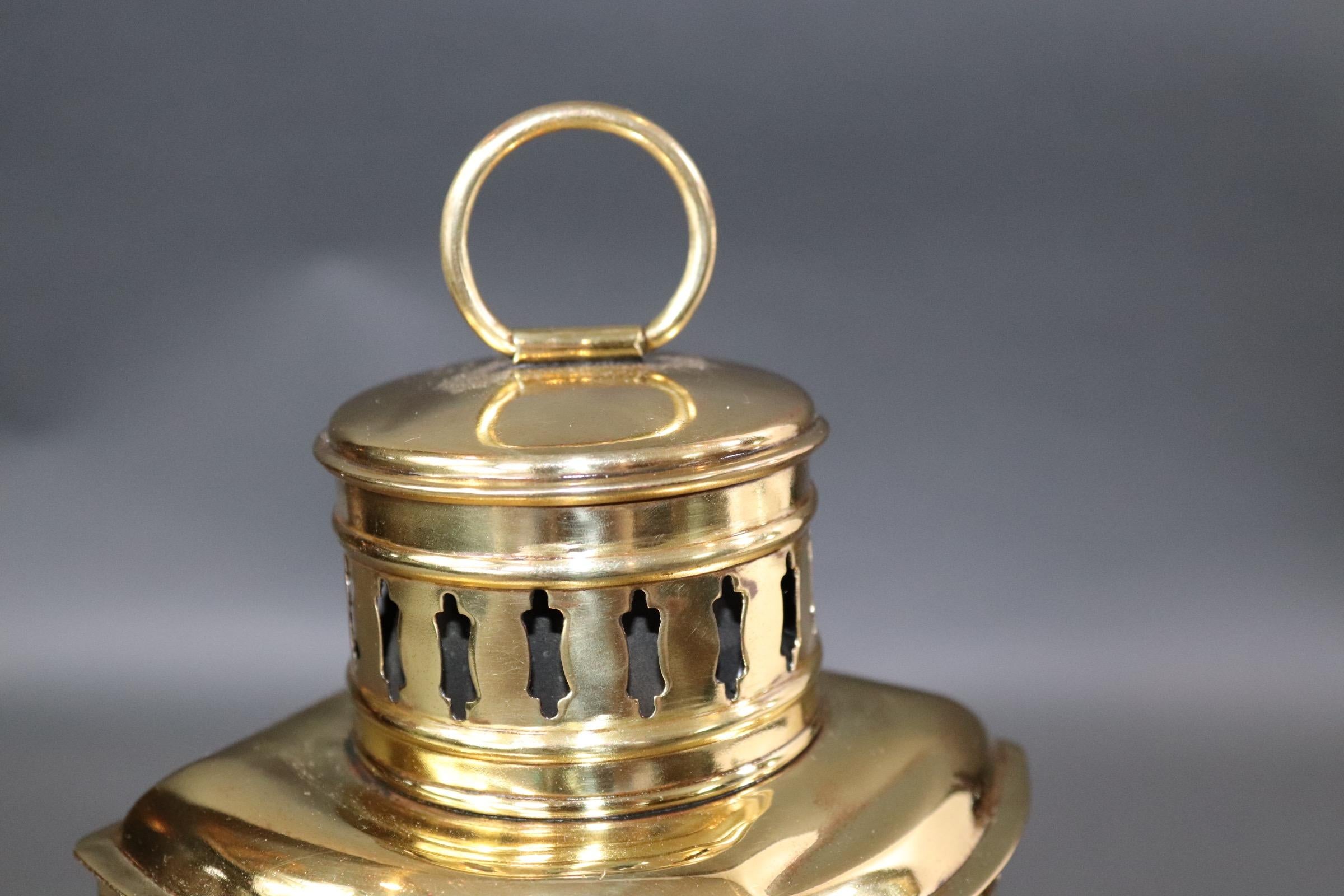 Polished Brass Boat Lantern 2