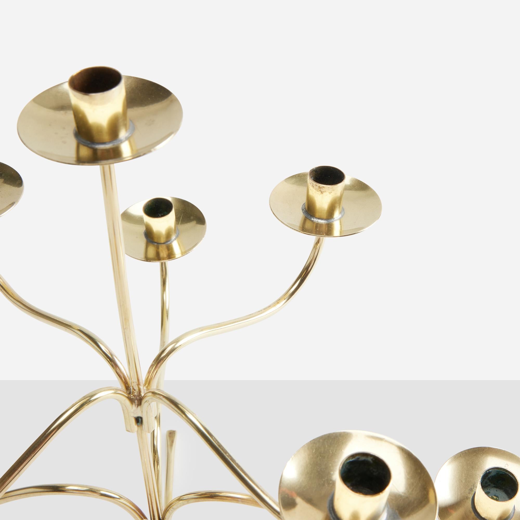 Candelabro in ottone lucido di Josef Frank per Svenskt Tenn in vendita 6