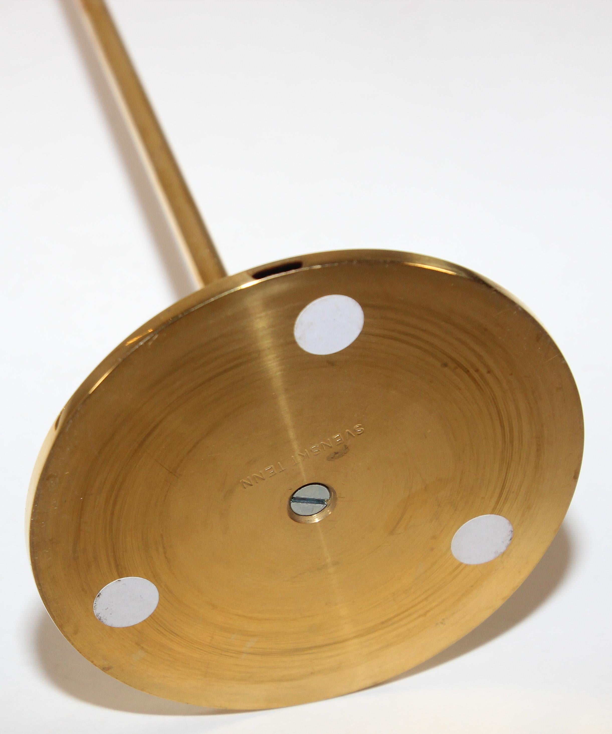Hand-Crafted Polished Brass Candle Holder by Estrid Ericson for Svenskt Tenn Sweden