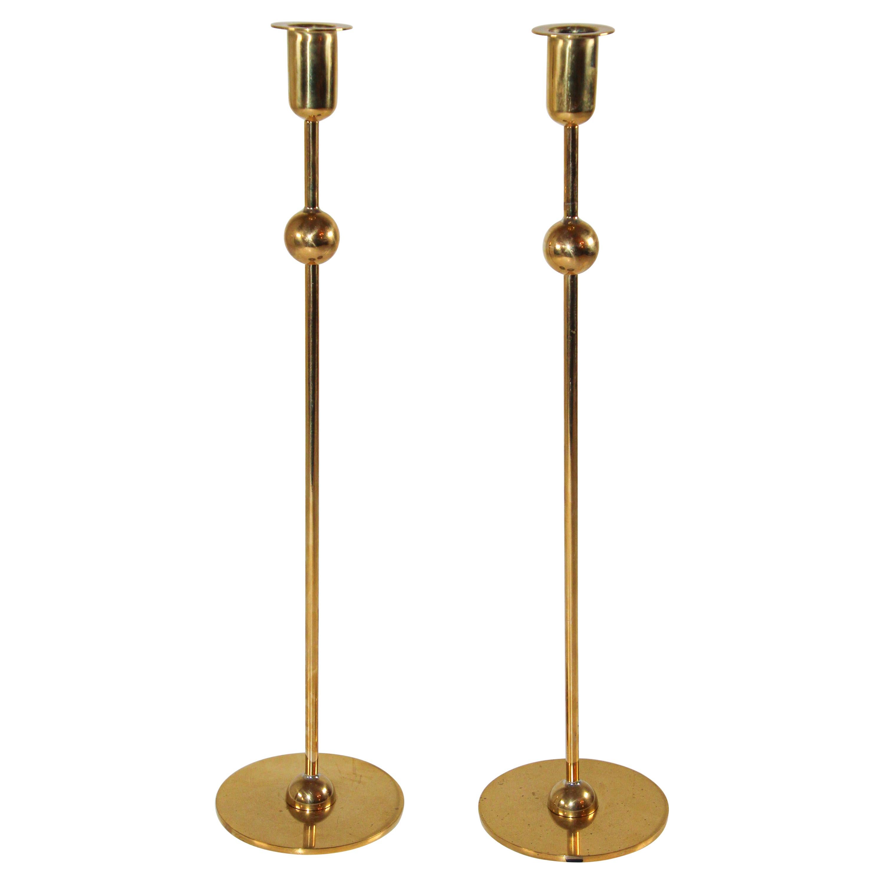 Polished Brass Candle Holder by Estrid Ericson for Svenskt Tenn Sweden