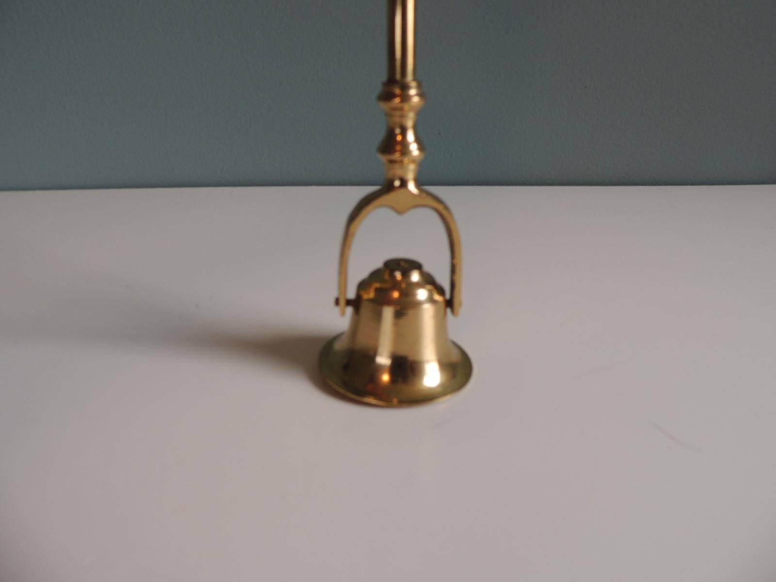 Polished Brass Celtic Style Candle Snuffer 1