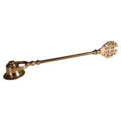 Polished Brass Celtic Style Candle Snuffer 