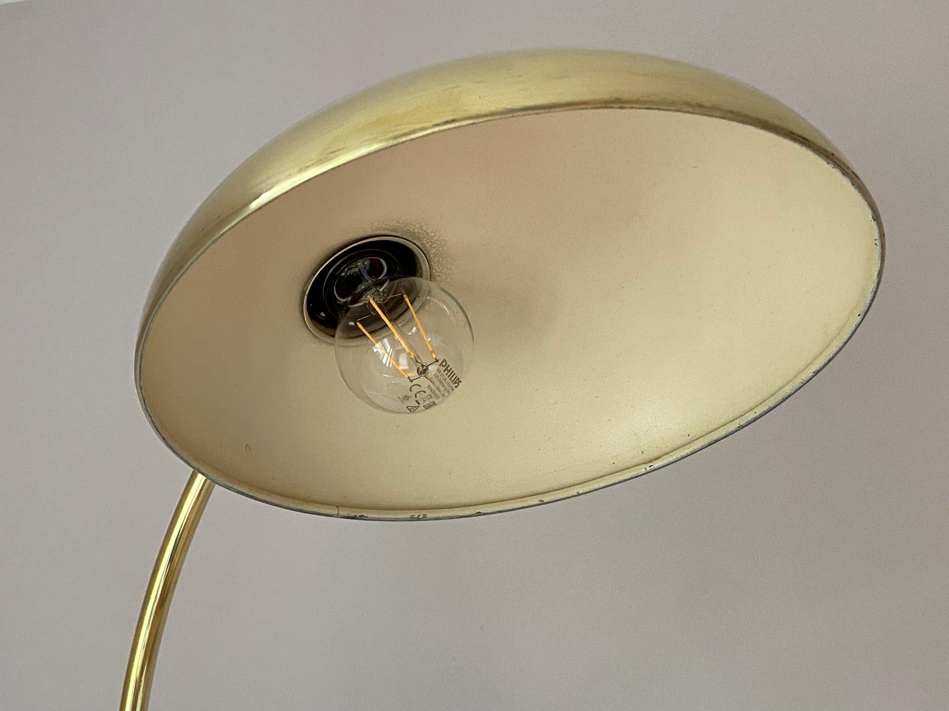 Polished Brass Christian Dell Table Lamp 6631 Desk Lamp by Kaiser Idell, Germany 3