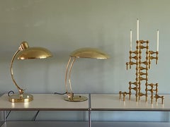 Christian Dell Tischlampe 6764 aus poliertem Messing von Kaiser Idell, Deutschland