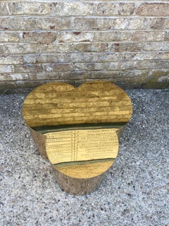 Polished Brass Clover Shaped Table / Table Base