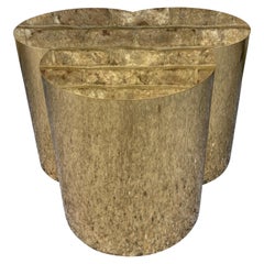 Polished Brass Clover Shaped Table / Table Base
