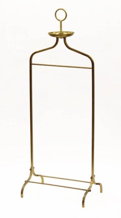 Polished Brass Gentleman's Valet by Charles Hollis Jones for Desi Arnaz