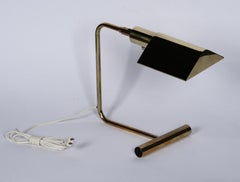 Polished Brass Koch & Lowy Tent Shade Table Lamp
