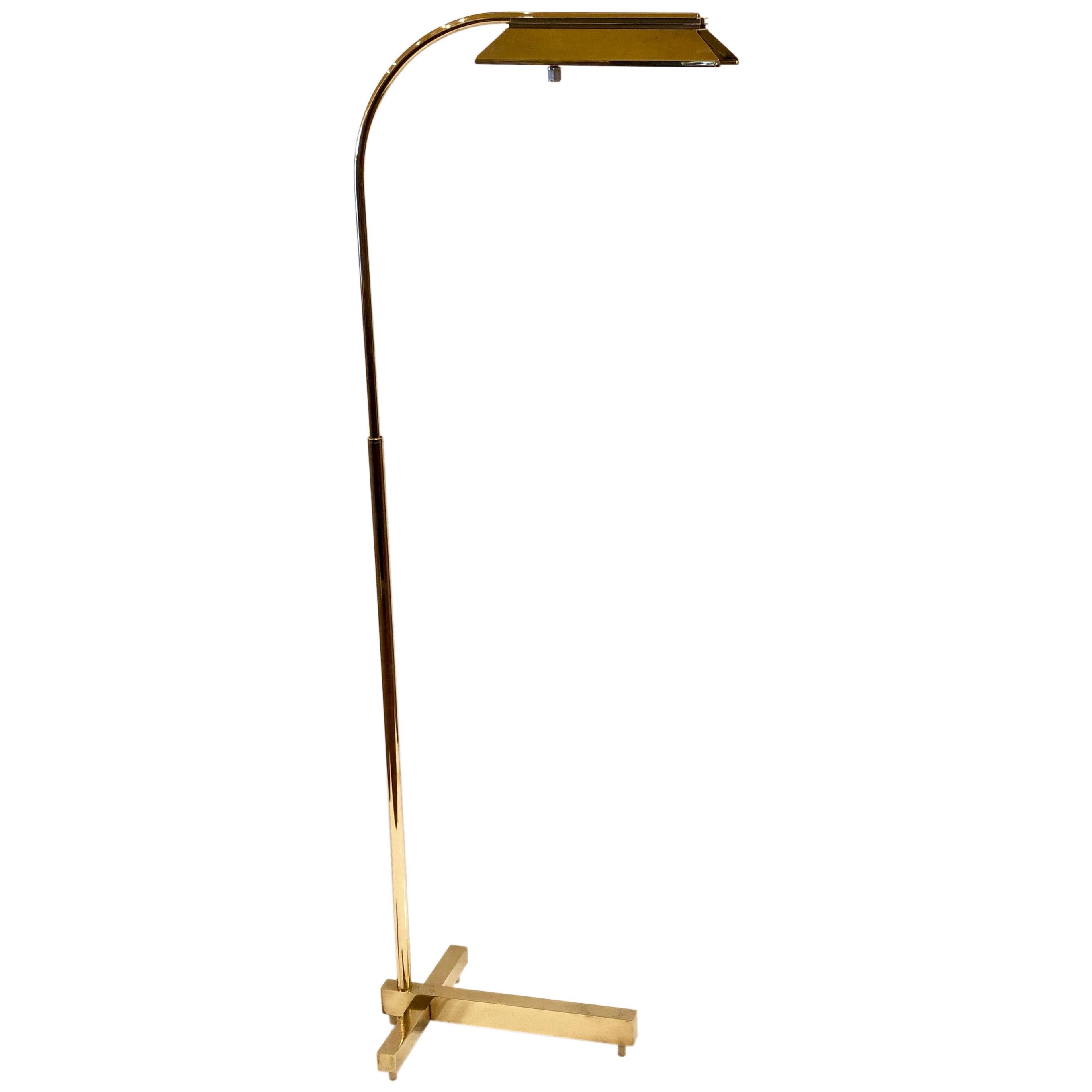 Polished Brass Multi-Directional Floor Lamp by Casella Lighting