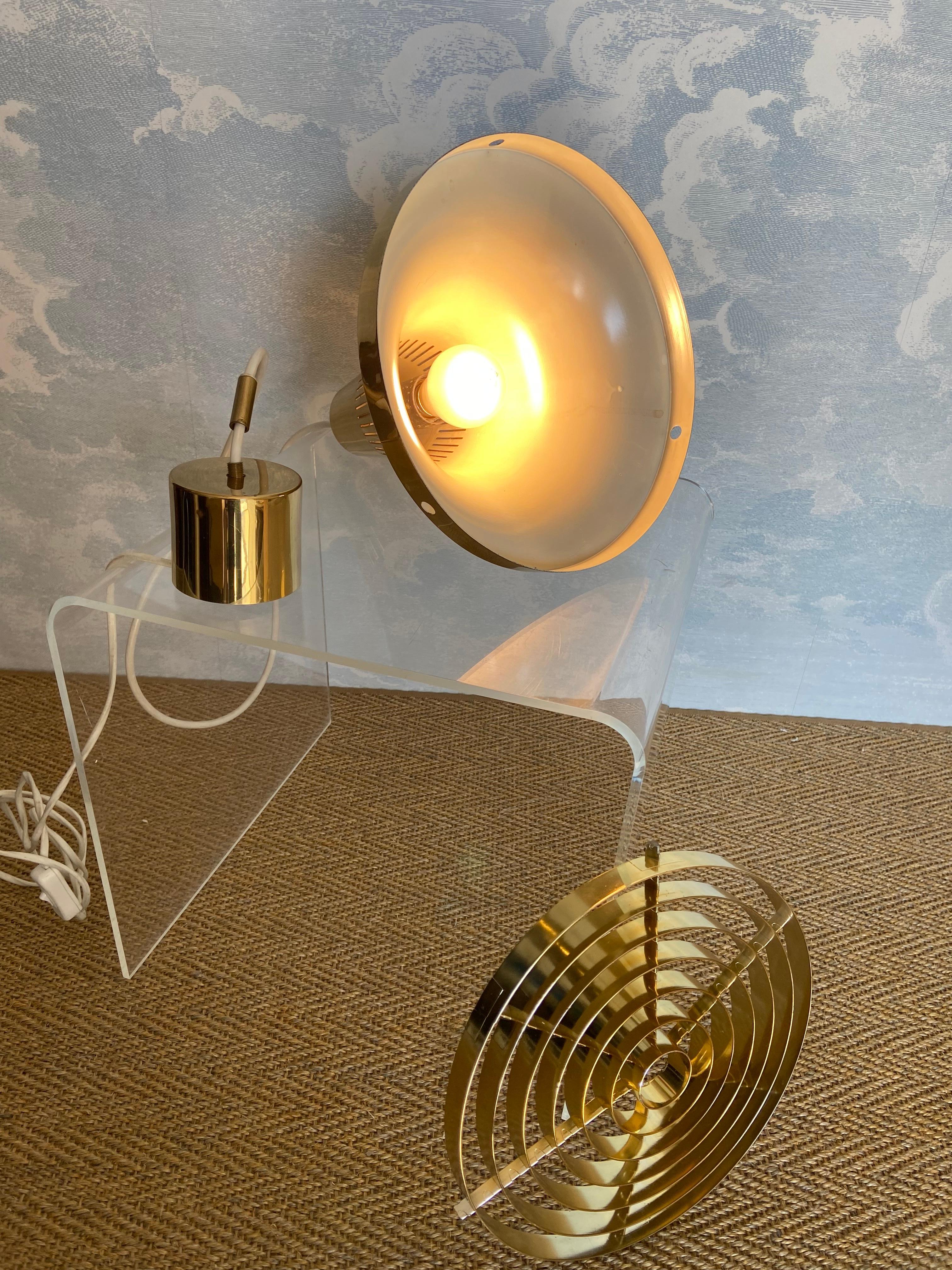 Lampada a sospensione in ottone lucido di Hans-Agne Jakobsson, Svezia, 1960 (T598) In condizioni buone in vendita a Cork, IE