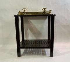 Polished Brass Ships Porthole Table