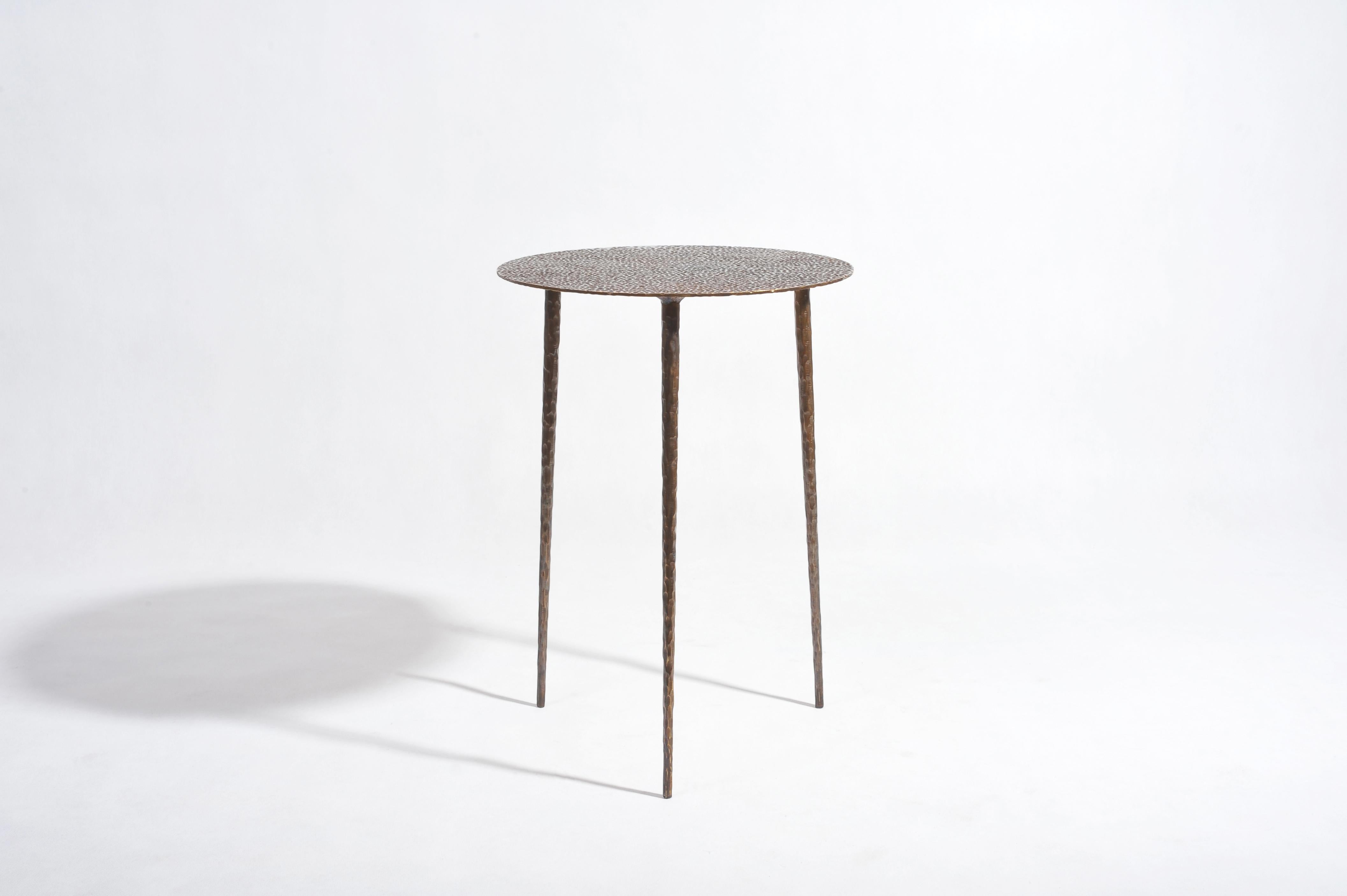Polished Brass Side Table Signed by Lukasz Friedrich 7