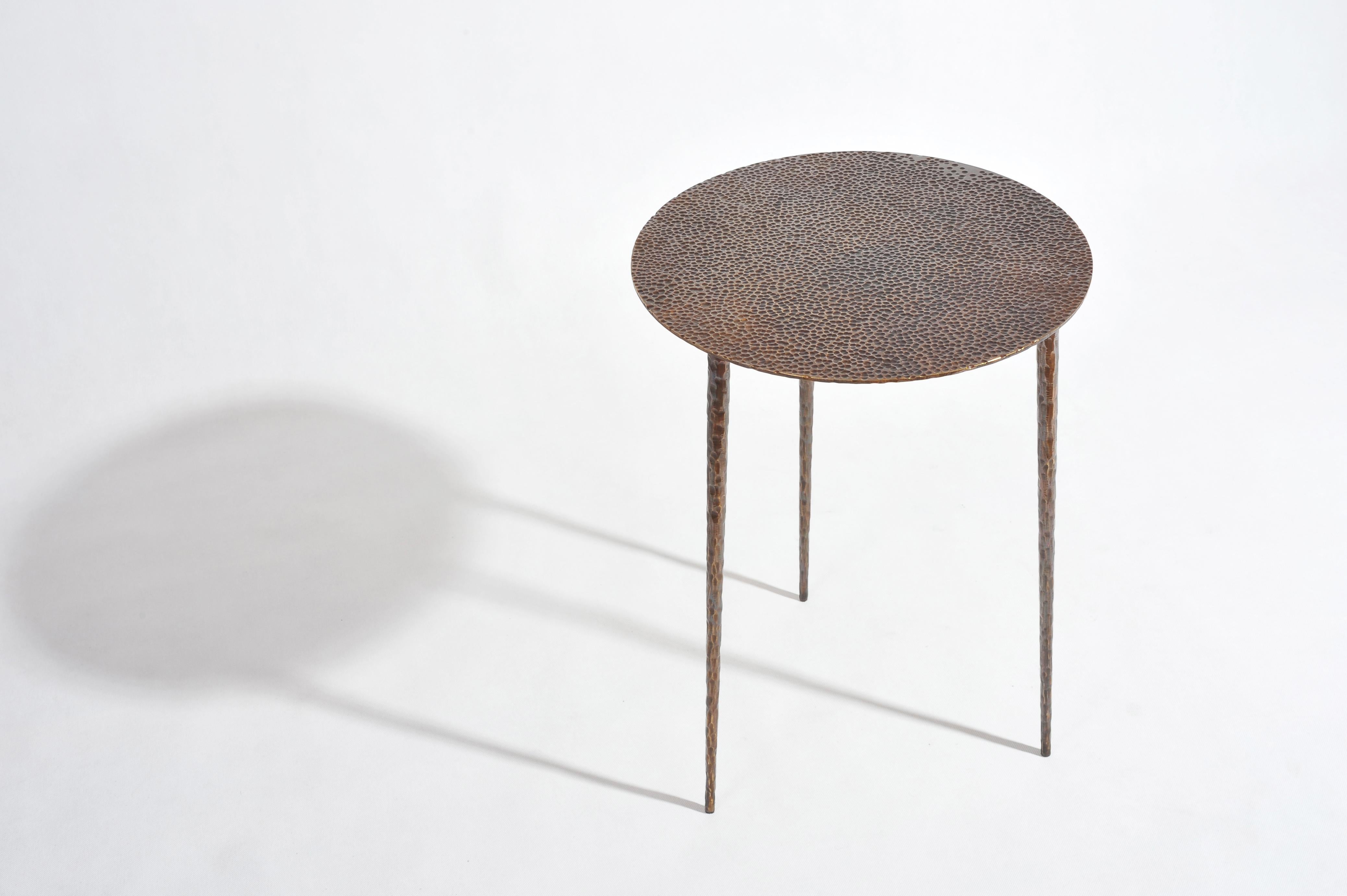 Polished Brass Side Table Signed by Lukasz Friedrich 9