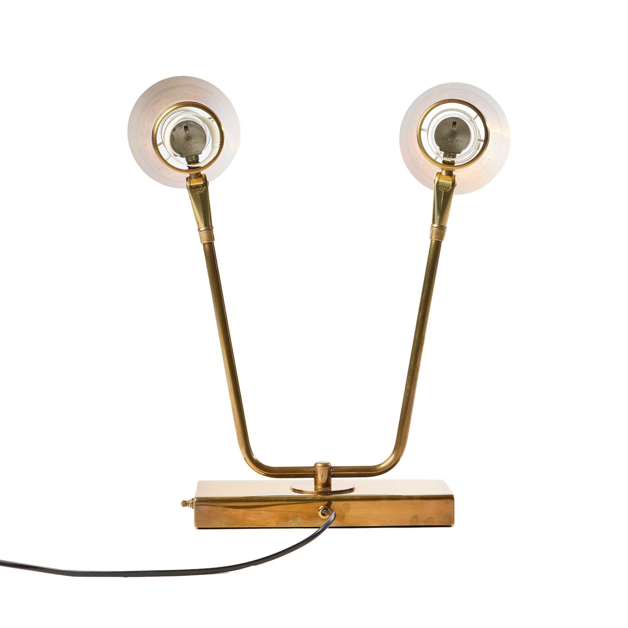 American Polished Brass Wall Sconce from USA For Sale