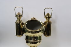 Polished Brass Yacht Binnacle