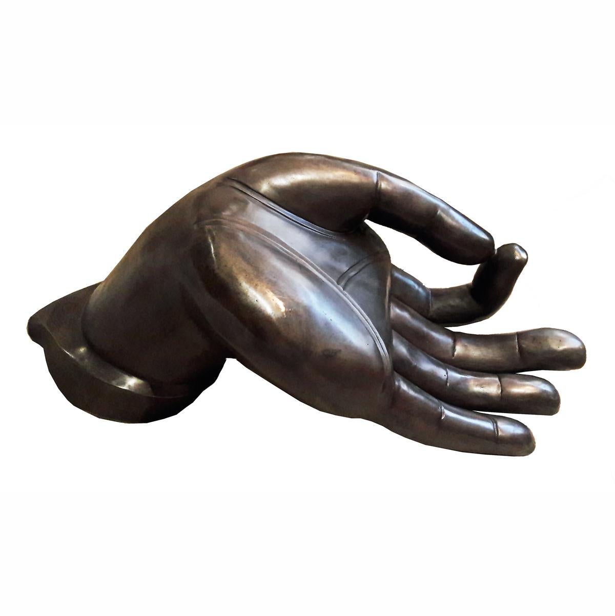 Buddha Hand aus polierter Bronze (Thailändisch) im Angebot